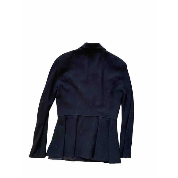 Vintage Isabel Ardee Blazer Top Zip Up Black Wool 10 - Picture 5 of 8